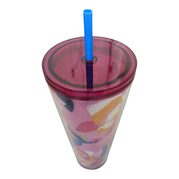 NWT RARE Starbucks 2023 New Spring Release Pink Blue Floral Tumbler - Picture 2 of 5